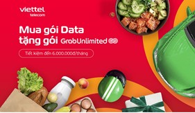 Data thả ga, đặt Grab miễn phí