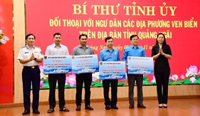 Bộ Tư lệnh Vùng Cảnh sát biển 2 tham gia đối thoại với ngư dân tỉnh Quảng Ngãi