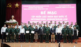 Bế mạc tập huấn Luật Nhân đạo quốc tế và Luật Xung đột vũ trang trên biển năm 2024