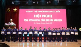 Bộ Tham mưu Cảnh sát biển hoàn thành tốt nhiệm vụ năm 2024