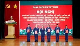 Tổ chức lại ngành Tiêu chuẩn - Đo lường - Chất lượng thuộc Cảnh sát biển Việt Nam