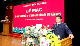 Cảnh sát biển Việt Nam bế mạc tập huấn cán bộ năm 2025