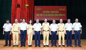 Hải đoàn 32 huấn luyện công tác bảo đảm trật tự, an toàn giao thông năm 2025