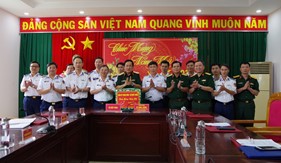 Thượng tướng Võ Minh Lương thăm, kiểm tra tại Bộ Tư lệnh Vùng Cảnh sát biển 3