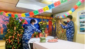 Hải đoàn 11 chuẩn bị chu đáo để bộ đội vui xuân, đón Tết Nguyên đán Ất Tỵ năm 2025
