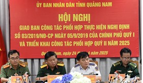 Tăng cường công tác phối hợp nắm tình hình trên hai tuyến biên giới biển và đất liền địa bàn tỉnh Quảng Nam