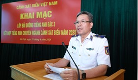 Cảnh sát biển Việt Nam khai mạc Lớp bồi dưỡng tiếng Anh