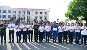 UBND thành phố Hải Phòng thăm, động viên khối diễu binh, diễu hành Cảnh sát biển Việt Nam