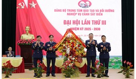 Tổ chức thành công Đại hội Đảng bộ Trung tâm Đào tạo và Bồi dưỡng nghiệp vụ Cảnh sát biển lần thứ III, nhiệm kỳ 2025 - 2030