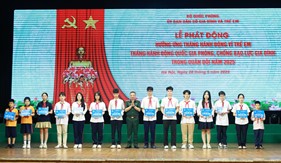 Quân đội tăng cường vai trò trong bảo vệ trẻ em và phòng, chống bạo lực gia đình