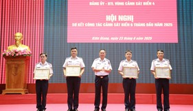 Bộ Tư lệnh Vùng Cảnh sát biển 4: chủ động, quyết liệt, hoàn thành toàn diện nhiệm vụ 6 tháng đầu năm 2025