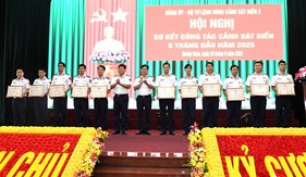 Bộ Tư lệnh Vùng Cảnh sát biển 2 sơ kết công tác Cảnh sát biển 6 tháng đầu năm 2025