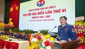 Đại hội đại biểu Đảng bộ Vùng Cảnh sát biển 3 lần thứ VI, nhiệm kỳ 2025 - 2030