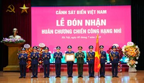Cảnh sát biển Việt Nam long trọng tổ chức đón nhận Huân chương Chiến công hạng Nhì