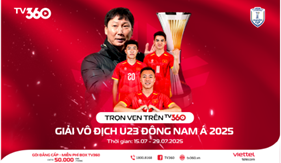 TV360 phát sóng giải trọn vẹn giải U23 Đông Nam Á