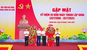 Gặp mặt kỷ niệm 20 năm Ngày truyền thống Khoa Cảnh sát biển/Học viện Hải quân