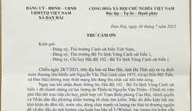 Những lá thư thắm tình quân dân