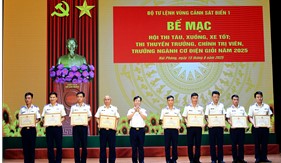 Bộ Tư lệnh Vùng Cảnh sát biển 1 bế mạc Hội thi tàu, xuồng, xe tốt năm 2025