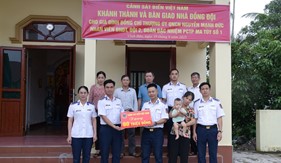 Đoàn Đặc nhiệm PCTP ma túy số 1 khành thành, bàn giao “Nhà đồng đội”