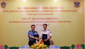 Hội nghị song phương lần thứ 13 giữa Cảnh sát biển Việt Nam và Lực lượng Bảo vệ bờ biển Hàn Quốc