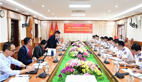 Học viện Ngoại giao khảo sát thực tế tại Bộ Tư lệnh Vùng Cảnh sát biển 1