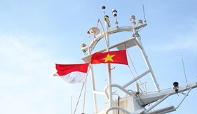 Kết thúc tốt đẹp chuyến thăm, giao lưu và chia sẻ kinh nghiệm với Cảnh sát biển Indonesia