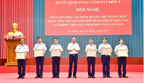 Bộ Tư lệnh Vùng Cảnh sát biển 4 triển khai quyết liệt, hiệu quả đợt cao điểm ngăn chặn khai thác IUU