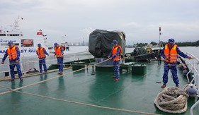 Bộ Tư lệnh Vùng Cảnh sát biển 2 chủ động phòng chống bão số 10