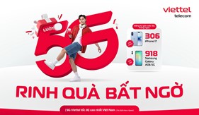 Cơ hội trúng thưởng hơn 1200 điện thoại iPhone 17 và Samsung Galaxy A06 5G khi dùng 5G Viettel