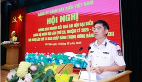 Cảnh sát biển Việt Nam thông báo nhanh kết quả Đại hội đại biểu Đảng bộ Quân đội lần thứ XII