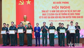 Tổng kết 15 năm thực hiện Chỉ thị số 39/CT-BQP về hiến máu tình nguyện trong Quân đội