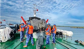 Hải đoàn 21 Cảnh sát biển chủ động ứng phó bão số 13