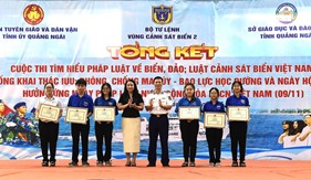 Bộ Tư lệnh Vùng Cảnh sát biển 2 tổng kết và trao giải Cuộc thi “Tìm hiểu pháp luật”