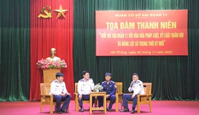 Hải đoàn 11: Đổi mới công tác phổ biến, giáo dục pháp luật - Nền tảng xây dựng đơn vị vững mạnh toàn diện