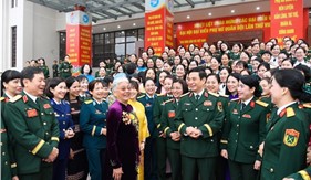 Đoàn Cảnh sát biển Việt Nam tham dự Đại hội đại biểu Phụ nữ Quân đội lần thứ VIII