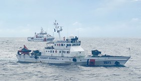 Bảo đảm kỹ thuật cho tàu Cảnh sát biển thực hiện nhiệm vụ IUU