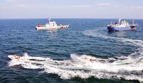 Huấn luyện bám sát tình huống trên biển