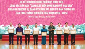 Hiệu quả từ Chương trình phối hợp thực hiện công tác dân vận “Cảnh sát biển đồng hành với ngư dân”