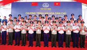 Từ chương trình Giao lưu công tác đảng, công tác chính trị giữa Cảnh sát biển hai nước Việt Nam - Trung Quốc đến tăng cường hợp tác toàn diện với lực lượng thực thi pháp luật trên biển các nước trong khu vực