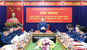 Đảng bộ Vùng Cảnh sát biển 1 chủ động làm tốt công tác chuẩn bị nhân sự, văn kiện Đại hội nhiệm kỳ 2025 – 2030