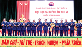 Quyết tâm thực hiện thắng lợi Nghị quyết Đại hội Đảng bộ Vùng Cảnh sát biển 4 lần thứ VI, nhiệm kỳ 2025 - 2030