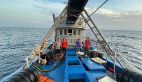 Đoàn Trinh sát số 2 bắt giữ tàu cá chở 50.000 lít dầu D.O không rõ nguồn gốc 