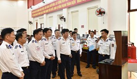 Bộ Tư lệnh Vùng Cảnh sát biển 2 thi mô hình học cụ, giáo án huấn luyện