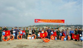 Tết sớm cùng quân và dân Đặc khu Bạch Long Vĩ