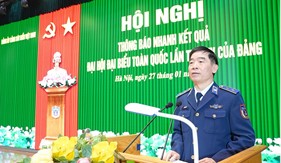 Đảng ủy Cảnh sát biển Việt Nam thông báo nhanh kết quả Đại hội đại biểu toàn quốc lần thứ XIV của Đảng