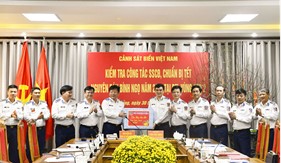 Cảnh sát biển Việt Nam kiểm tra công tác sẵn sàng chiến đấu Vùng Cảnh sát biển 2