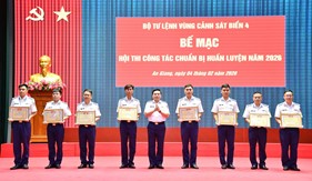 Bộ Tư lệnh Vùng Cảnh sát biển 4 sẵn sàng cho mùa huấn luyện năm 2026