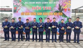 Sôi nổi Hội thi gói bánh chưng xanh Xuân Bính Ngọ tại Bộ Tham mưu Cảnh sát biển