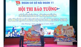Đoàn cơ sở Hải đoàn 11 tổ chức Hội thi Báo tường