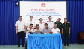 Phiên tòa giả định nâng cao ý thức pháp luật, giúp ngư dân vươn khơi đúng hướng